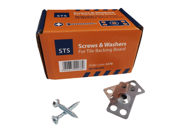 Picture of STS Screws & Washers for Tile Backing Board (50x)