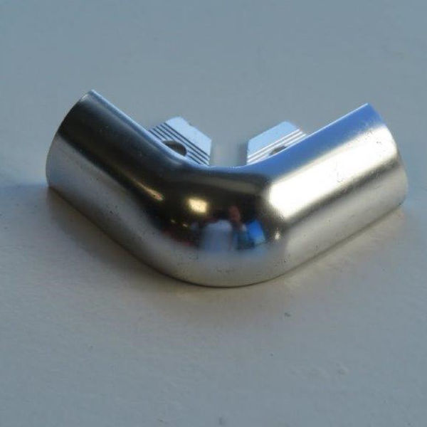 Picture of Pair Bright Silver Deluxe 10mm Corners