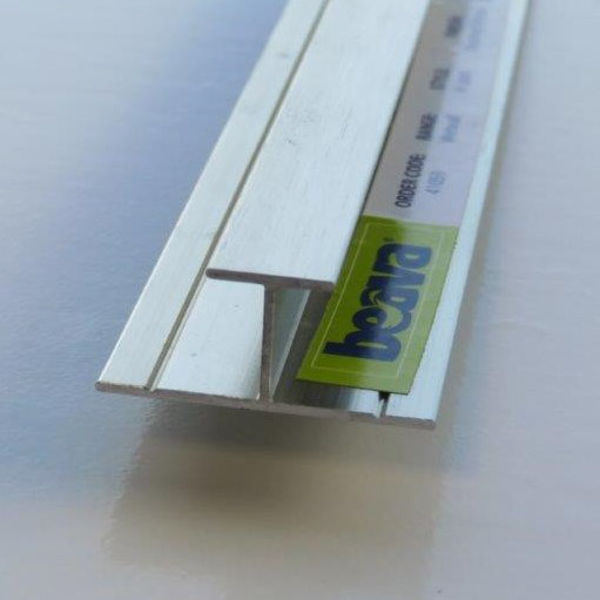 Picture of Beava Brushed Nickel 11.2mm (Joint H Trim for Wetwall Box of 20)